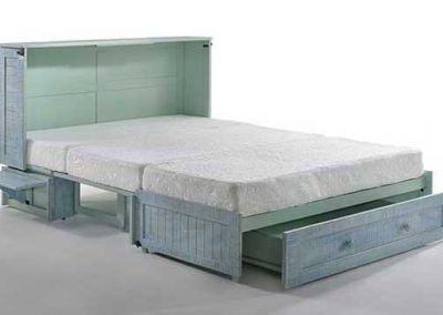 Poppy-Murphy-Cabinet-Bed-Skye-with-Drawer-Opened-&-Tray-Up